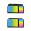 2 Fahnen Lesezeichen Notizen Tabs Bunt 7