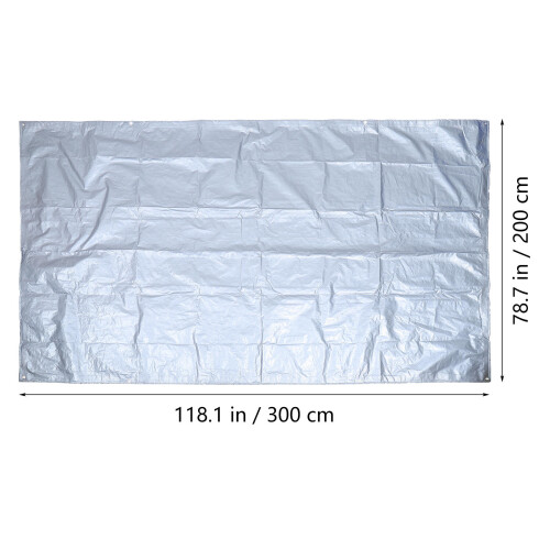 1Pièces Pe Gris Protection Extérieure Durable 1