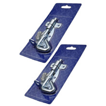 Schiebe Riegel Kohlenstoffstahl 2 Sets 3,93x2,08x0,79 Zoll