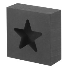 Graphit Barrenform Sternform Gießform Für Metallgewinnung Schmelzguss