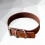 Collier En Cuir Vache Marron Pour Simple Robuste 7