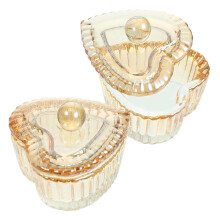 2Stk Wechselbare Schale Nail Art Cup Maniküre Glaswerkzeug