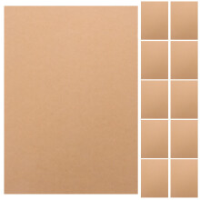100 Blanko Kaartpapier Kraft Karton 29,70x21,00x0,02 Cm