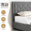 Comfy Living (5ft Kingsize, Grey) Colorado Bed Frame 3