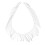 Sparkling Rijsteen Blauwe Rand Applique Bruid Wit 4
