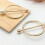 5Pièces Attaches Écharpe Dorées Et Accessoire Mode 4
