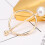 5Pièces Attaches Écharpe Dorées Et Accessoire Mode 2