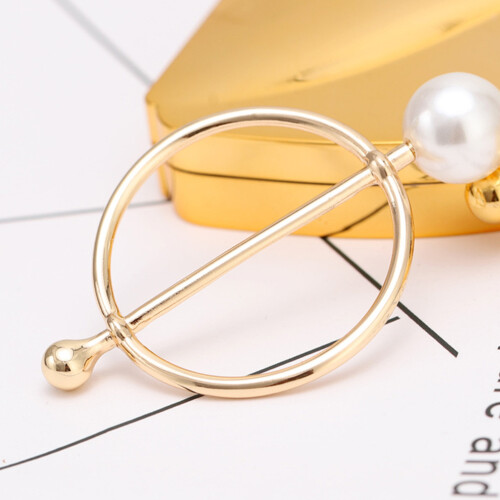 5Pièces Attaches Écharpe Dorées Et Accessoire Mode 1