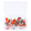 Glow Tacks Reflektierende Wegemarkierungsstifte Orange 50 9