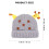 1St Babyhut Garn Wärmehut Winter Grau 2