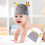 1St Babyhut Garn Wärmehut Winter Grau 6