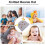 1St Babyhut Garn Wärmehut Winter Grau 11