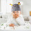 1St Babyhut Garn Wärmehut Winter Grau 10