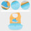 Raindrops Speichelbinde Baby Polyester Bunt 1 7