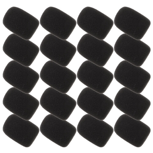 Microphone Mic Cover Wind Noise Reduction Schwarzer 24 2