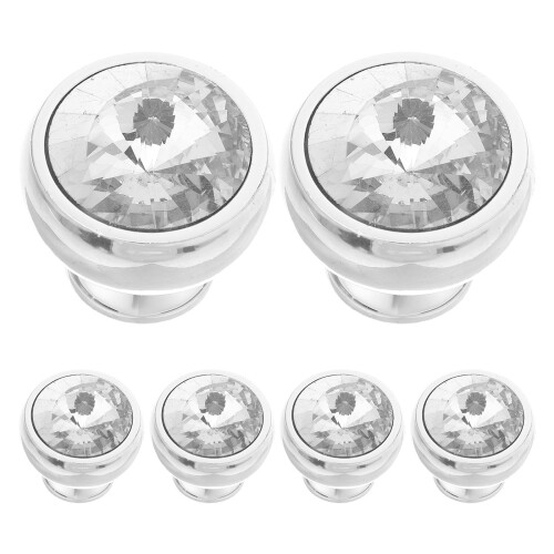 Modern Acrylic Crystal Pulls Easy Install Für Möbel