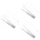 3 -Accessoire Weißer Dekorativer Gürtel Silber 6