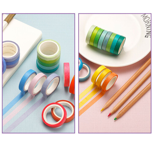 Diy Washi Papierklebeband Bunt 60 1