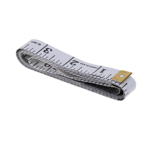 Langes Weißes -Maßband 150X2Cm Vinyl Glasfaser