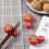 Home Essstäbchenhalter Keramik Rot 1 Set 10