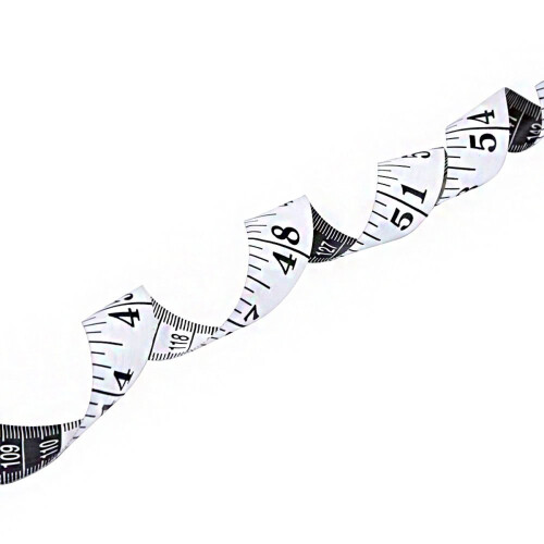 Langes Weißes -Maßband 150X2Cm Vinyl Glasfaser 2