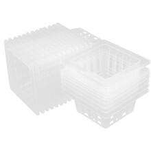 20 Aquatische Netztopf Pflanze Quadratischer Anbaubehälter