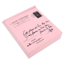 1St Dekorative Briefkasten Eisen Rosa Zur Wandmontage Für Büro