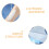 Raindrops 2 Schwimmschutz Sicherheitsblau Badeanzug Weiß 8