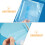 Raindrops 2 Schwimmschutz Sicherheitsblau Badeanzug Weiß 6