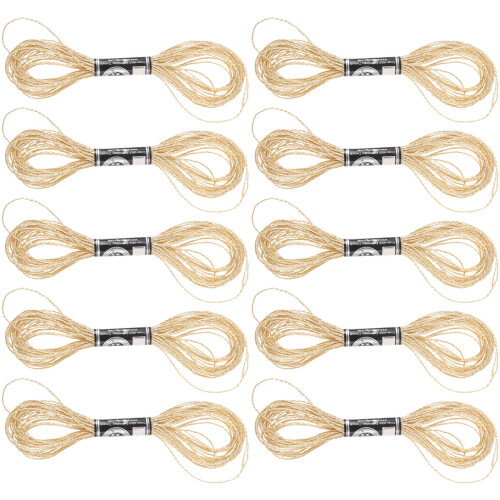 12 Glitzerfaden Gold Polyester Für Basteln