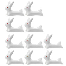 10Stk Keramik Hase Essstäbchenhalter Kalligraphie Stifthalter