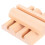 Schild Platzkarten Halter Beige Holz 3 8