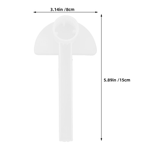 10Pcs White Plastic Beehive Feeding Tools Home Use Bee Waterers 1