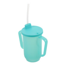 Elderly Feeding Cup Auslaufsicher PP Himmelblau 2er Pack