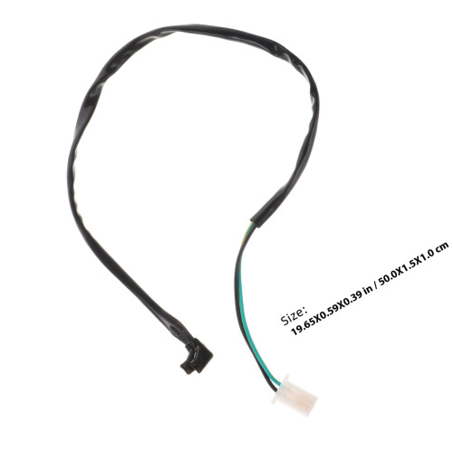 Durable Brake Light Switch Cable Black Copper Rubber for Motorbike 1