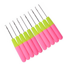 10 Haarverlängerung Häkelnadel Zöpfe Stricknadel