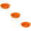 3Stk Verdickte Silikon Blumen Kuchenform Backform 9
