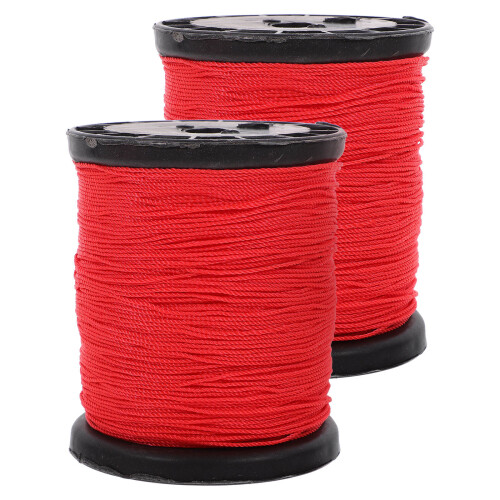 Mauern Nylon Schnur Rot 2x80 M
