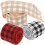 Verpackungsband Polyester Schwarz Rot Kariert 3 1