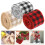 Verpackungsband Polyester Schwarz Rot Kariert 3 2