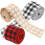 Verpackungsband Polyester Schwarz Rot Kariert 3 3