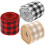 Verpackungsband Polyester Schwarz Rot Kariert 3 8