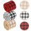 Verpackungsband Polyester Schwarz Rot Kariert 3 10