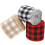 Verpackungsband Polyester Schwarz Rot Kariert 3 11