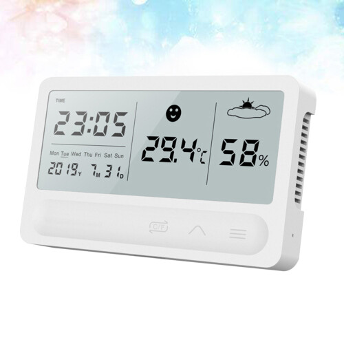 Digital Hygrometer Touch Feuchtigkeitsmesser Multifunktion 2