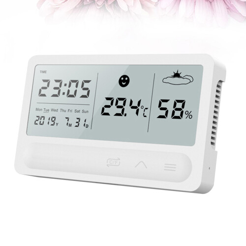 Digital Hygrometer Touch Feuchtigkeitsmesser Multifunktion 1