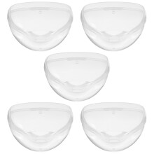 5Stk Transparent Pacifierbox Sicheren Aufbewahren Von Babysaugern