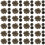 20Sets Durable Dark Brown Zinc Alloy Snap Buttons for Wallets 9