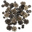 20Sets Durable Dark Brown Zinc Alloy Snap Buttons for Wallets 7