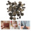 20Sets Durable Dark Brown Zinc Alloy Snap Buttons for Wallets 6